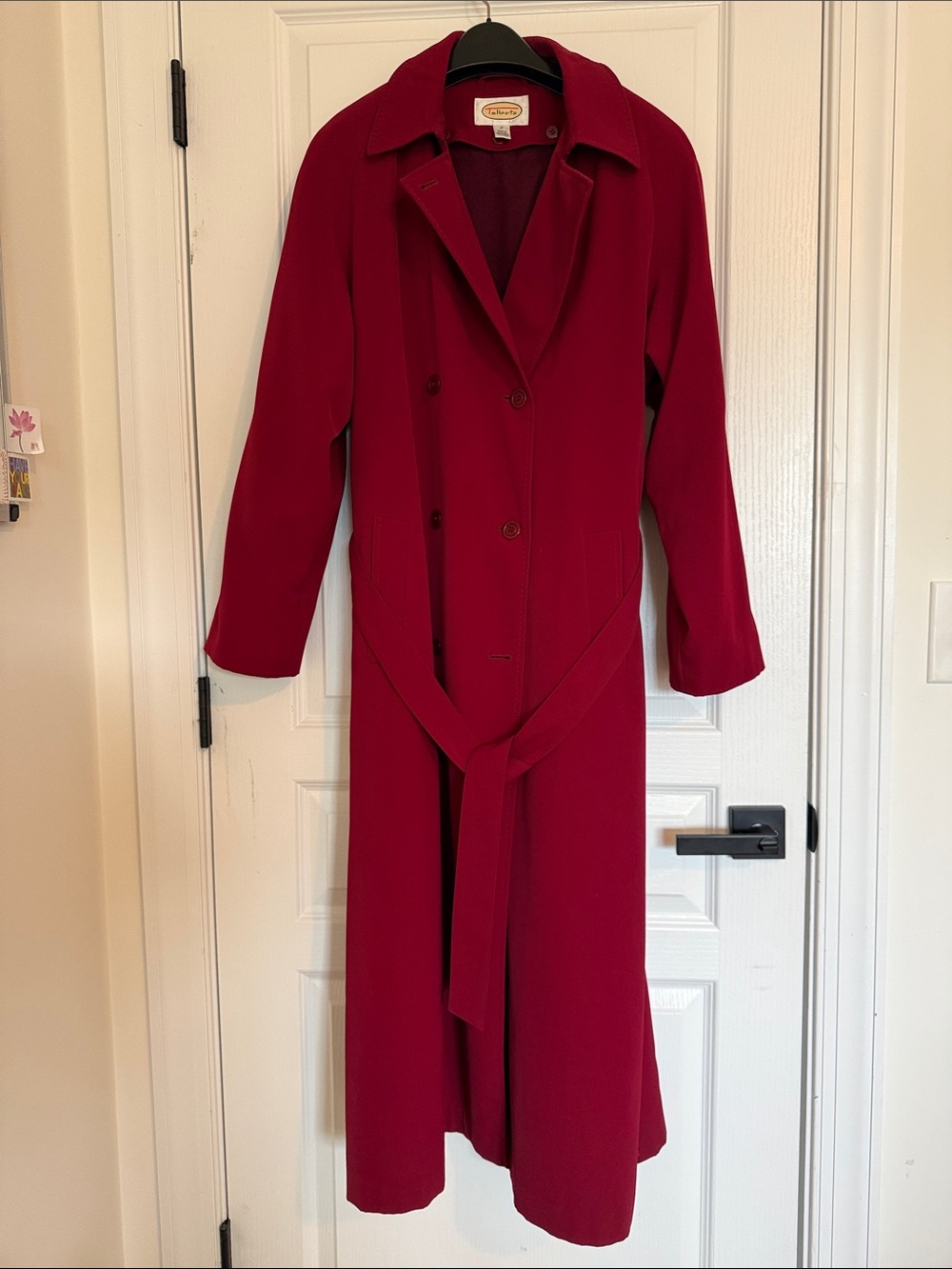 Talbots Burgundy Trench Coat
